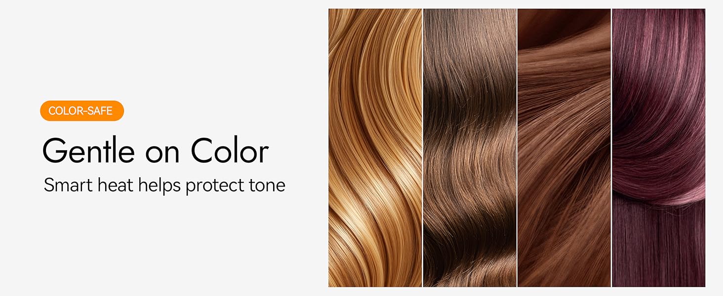 Vibrant, glossy color hair