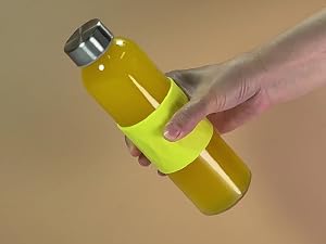 zukro glass juice bottle for juicing 18 oz reusable glass water bottles leak proof