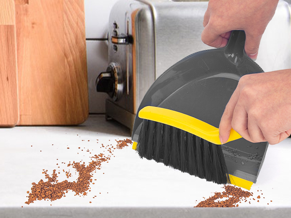 hand broom and dustpan