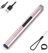 Candle Lighter, Electric Lighter Rechargeable USB Lighter, Arc Windproof Flameless Plasma Lighter...