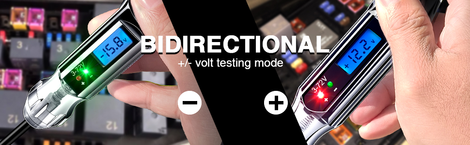 test light with voltmeter