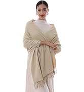RIIQIICHY Scarfs for Women Winter Scarf Pashmina Shawls Wraps for Evening Dresses Large Soft Warm...