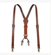 Leather Suspenders for Men