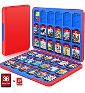 CYKOARMOR Switch Game Case for Nintendo Switch/OLED/Lite, Switch Game Holder with 36 Games Storag...