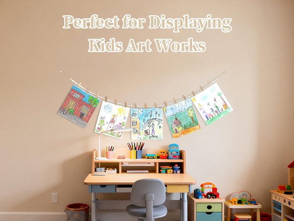 art display for kids artwork