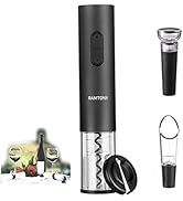 Electric Wine Bottle Opener Set, Automatic Battery Operated Wine Opener Contains Corkscrew for Wi...