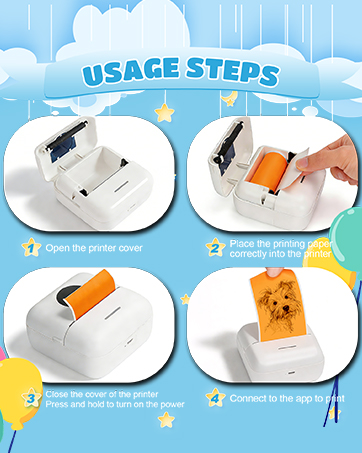 mini printer sticker paper mini thermal printer sticker paper thermal sticker paper