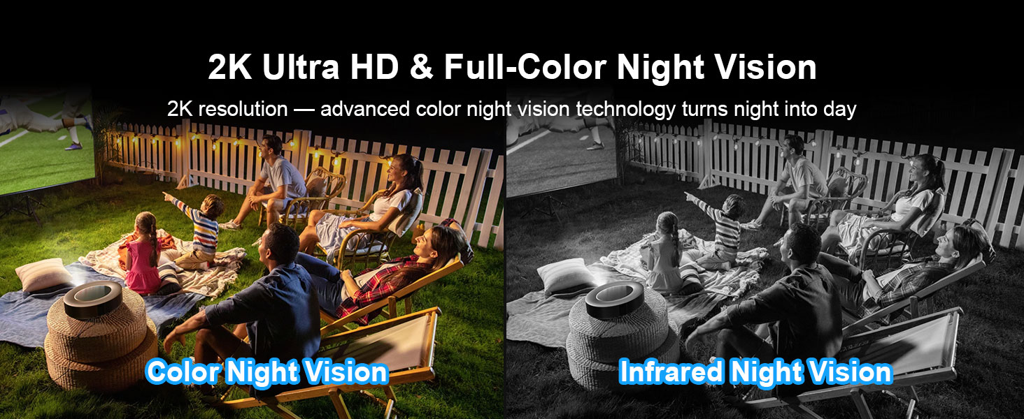 2k color night vision outdoor security cameras