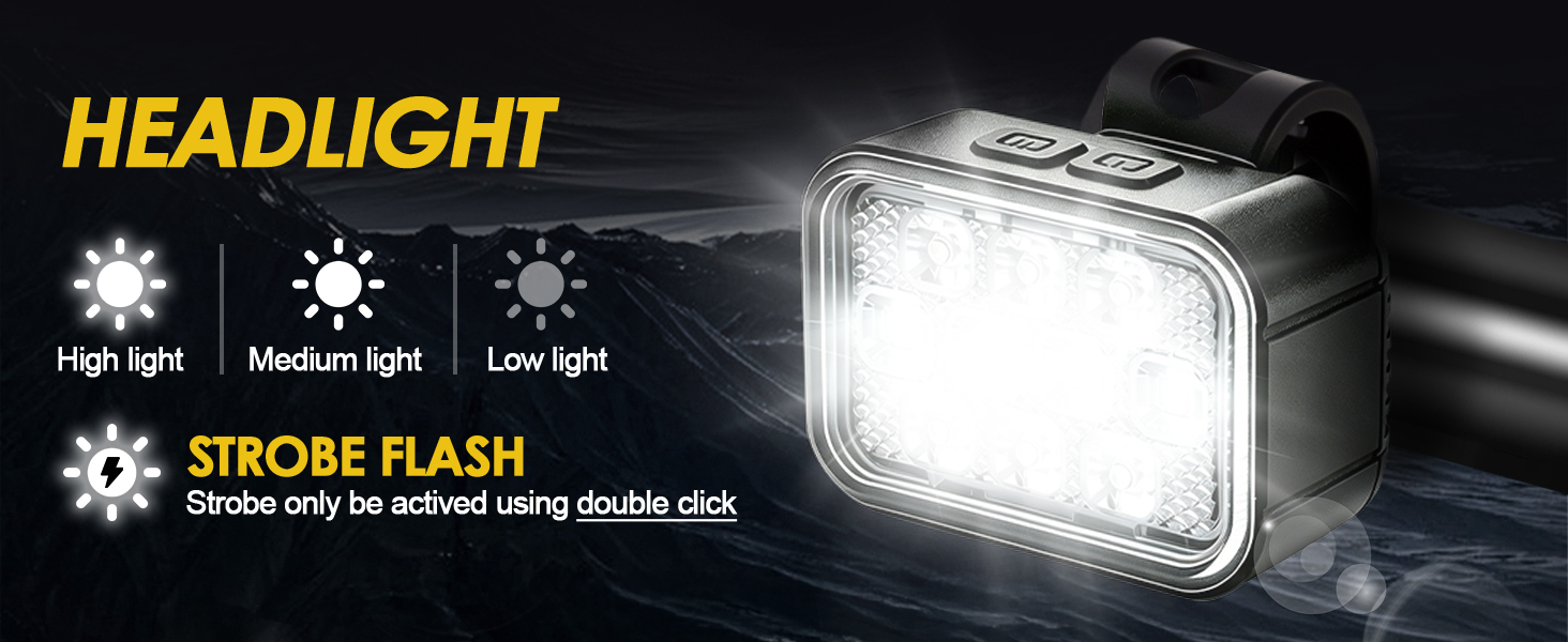 bike lights front and back