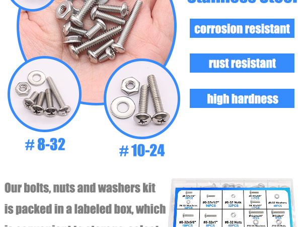 assorted nuts and bolts