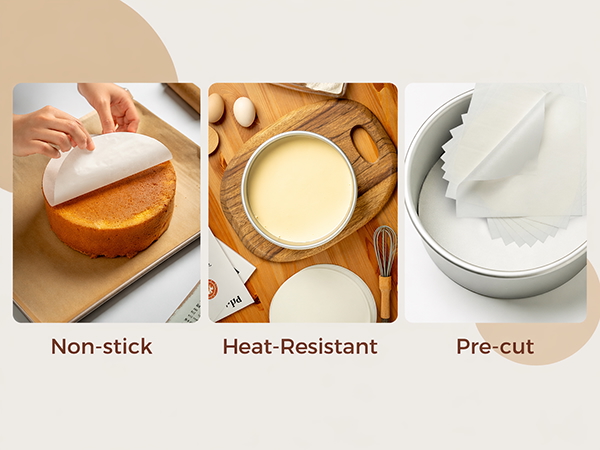 round baking parchment paper for baking