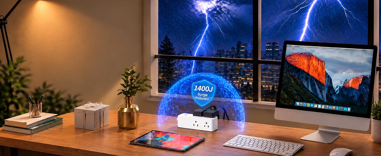 1400J surge protector