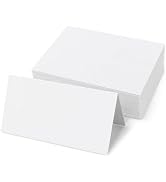 YONPOW 50 Pack Place Cards Folded Blank Note Card Cardstock Tent Cards, Thank You Blank Greeting ...