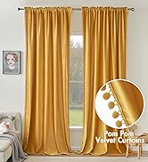 miulee velvet curtains