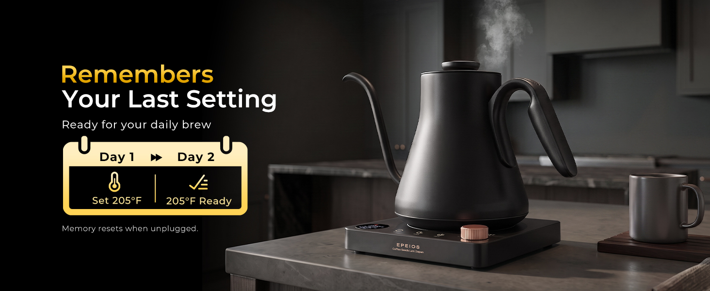 built in brew timer