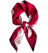 CODCOS 27.5 Inch Silk Feeling Scarf for Women Square Satin Head Scarf Hair Wrap Bandana