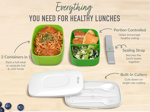 bentgo, bentgo classic, bentgo lunch box, adult lunch box, stackable lunch box, lunch box for adults