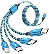 USB C Splitter Multi Charging Cable for Multiple Devices, Fast Charging 4 in 1 Charging Cord, Bra...