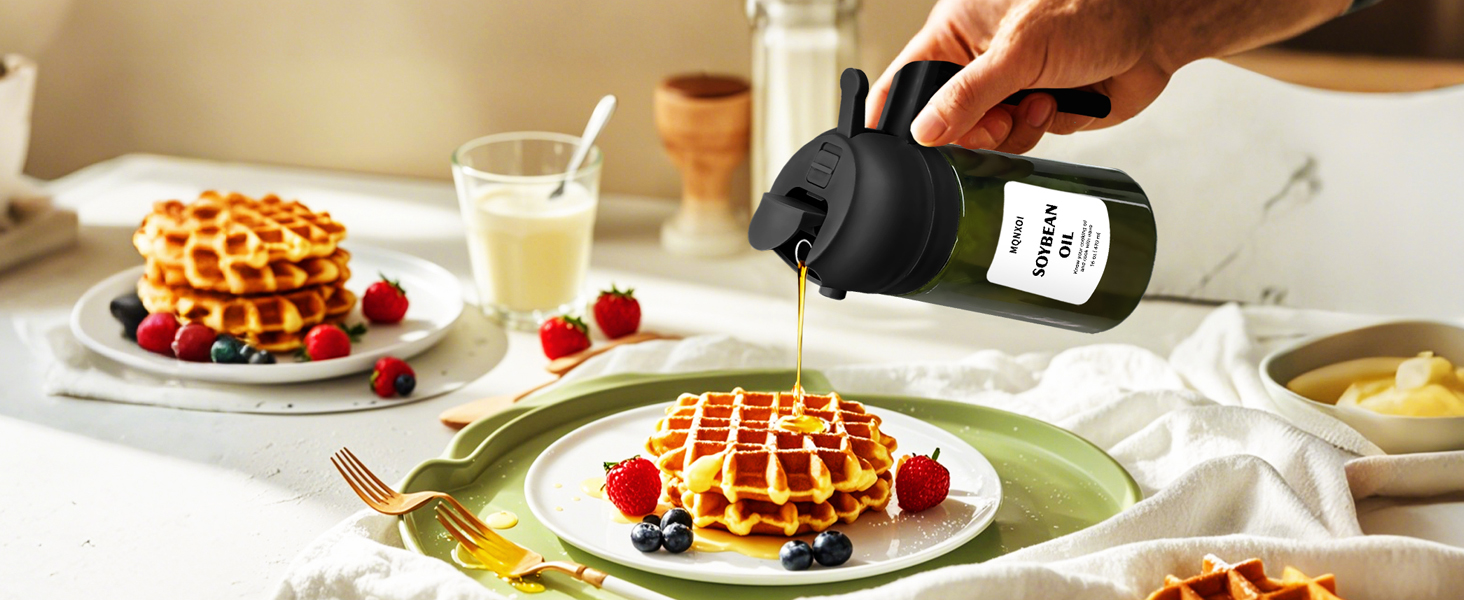 Olive Oil Dispenser Bottle for Kitchen Gadgets and Air Fryer Accessories, Sprayer for Cooking