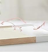 frameless reading glasses for women