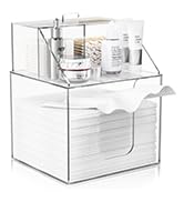 TAINESS Disposable Facial Towels Storage Box Compatible with Clean Skin Club Clean Towel XL - Cot...
