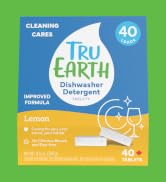 Tru Earth Dishwasher Detergent Tablets, Lemon, 40 Tablets