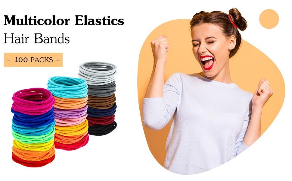 elastic hairbands ponytail holders