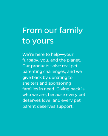 from our family to yours, pet parents