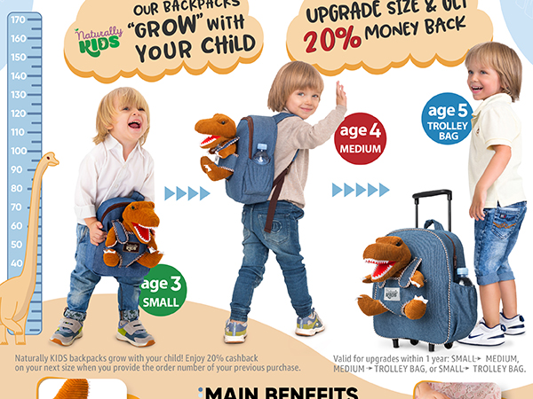 toddler backpacks for boys 2-4 with t rex dinosaur toy