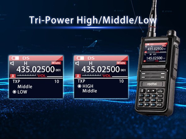 high/middle/low power