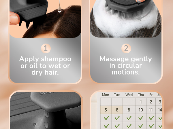 dandruff brush itchy scalp massager hair scrubber gentle exfoliating brush scalp massage tool