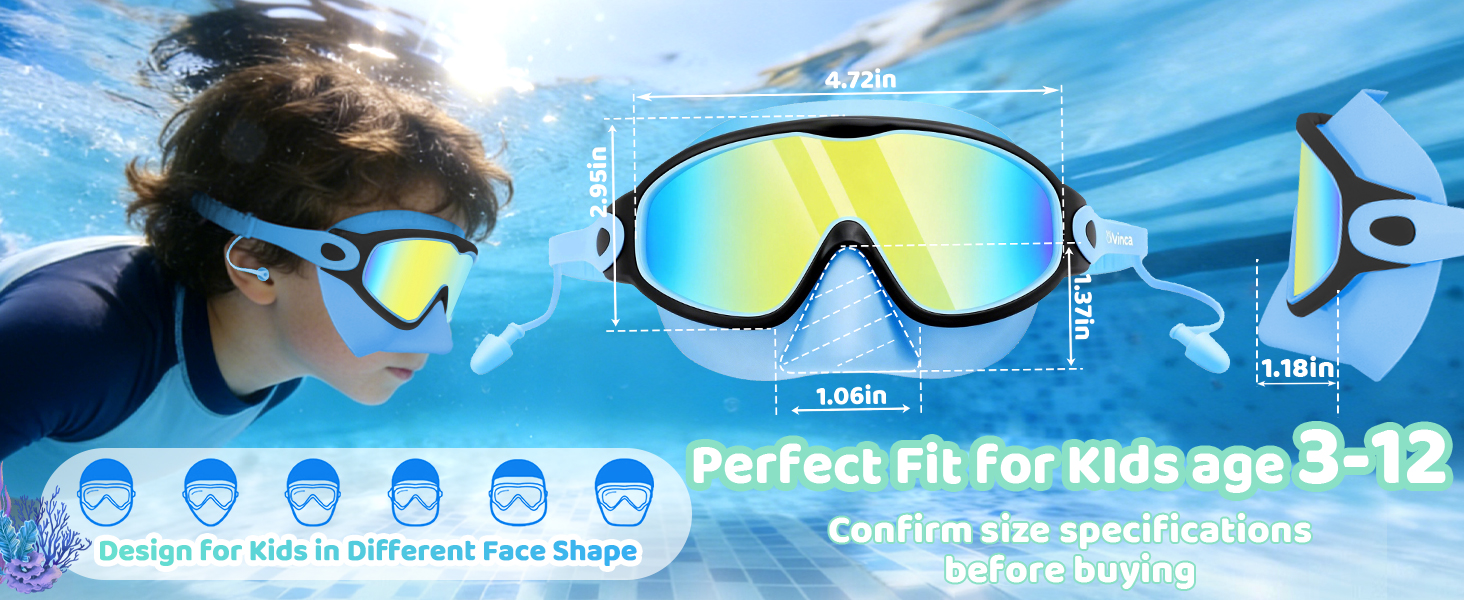 kids swim goggles