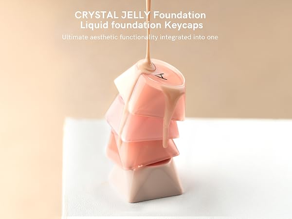pink jelly foundation keycaps