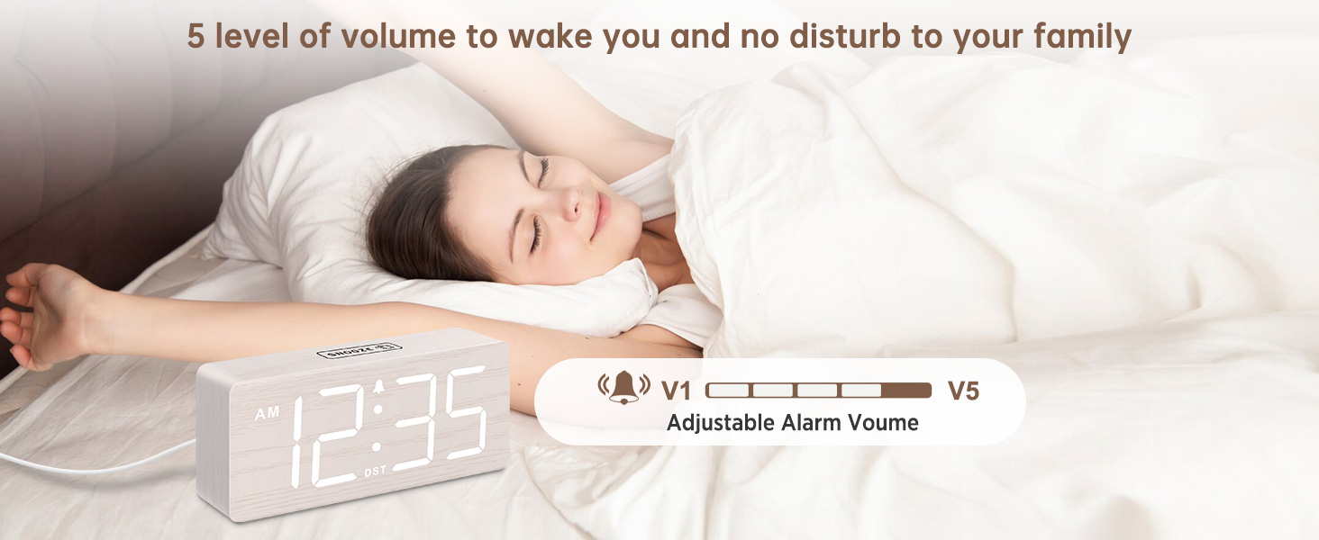 Plug In Clock with USB Port