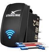 Starlink Rocker Switch, Compatible with Starlink MINI/GEN1-3, Waterproof SPST 5-Pin On/Off Toggle...