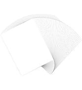110lb Cardstock 8.5x11 White, Goefun 50 Sheets White Card Stock Paper for Invitations, Menus, Wed...