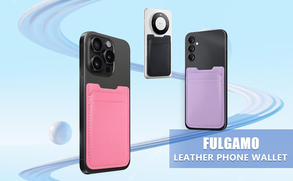 PU leather phone wallet