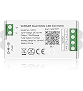 BTF-LIGHTING C02W CCT PWM (+ CW WW) 3PIN LED Strip Color Temperature LED Strip Dual White 2.4GHz ...
