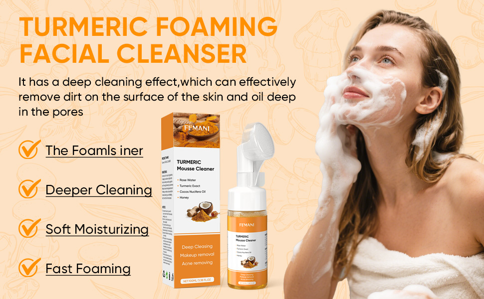 turmeric face wash with turmeric