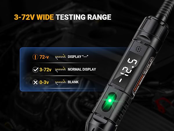 3-72v wide range test light
