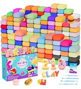 ARTPAR Air Dry Clay for Kids,210 Colors Modeling Magic Clay Art Crafts Kit | DIY Molding Colorful...