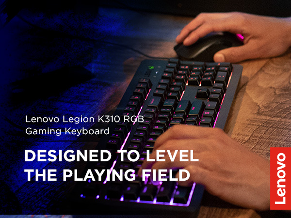 Lenovo Legion K310 RGB - Design to level the playing field
