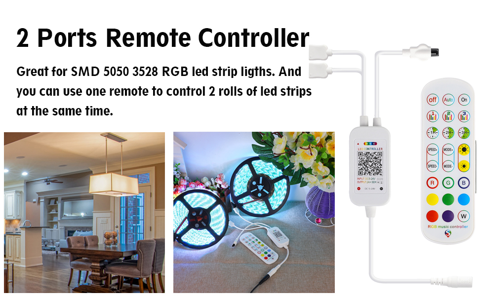 RGB ROPE LIGHT REMOTE CONTROL
