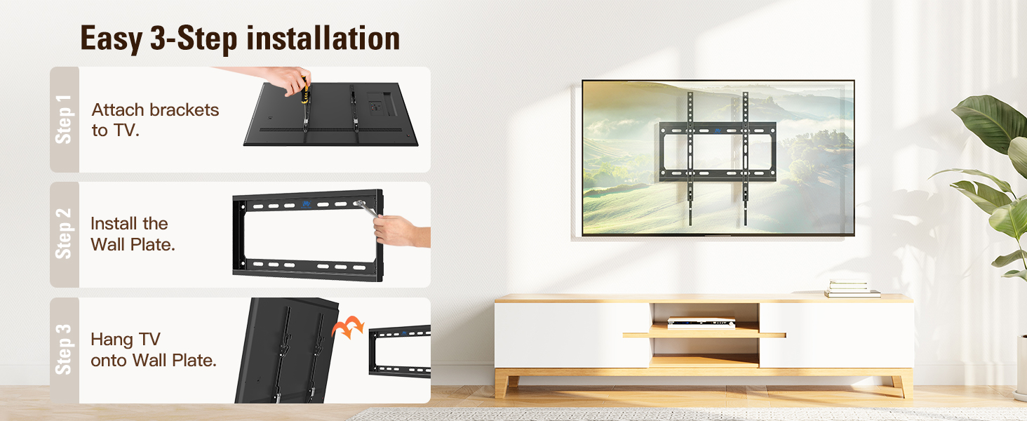 Easy 3-Step installation