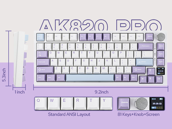 AK820 PRO gaming keyboard