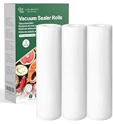 UTILIMATES Vacuum Sealer Bags for Food, BPA-free Heavy Duty Vacuum Sealer Bags Rolls 11 Inch 16 F...