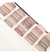 Lumintutu Spanish Laminated Bible Tabs/Pestañas para Biblia en Español - Repositionable Large Pri...