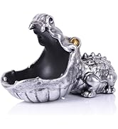 oliruim Alligator Statue Key Bowl, Fun Animal Statue Candy Dish for Entryway Decorative Bowl, Off...