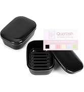 Quatish 2 Pack Travel Soap Container, Portable Soap Holder with Lid, Travel Bar Soap Holder, Soap...