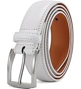 DOOPAI Mens Dress Belt - Genuine Leather Dress Belts For Men,Casual Suit Jeans Belt-Single Prong ...